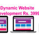 Dynamic Website development Rs. 3999